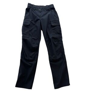 Logistik Black Ripstop Tactical Cargo Pants Workwear Cabincore Gorpcore Small 28